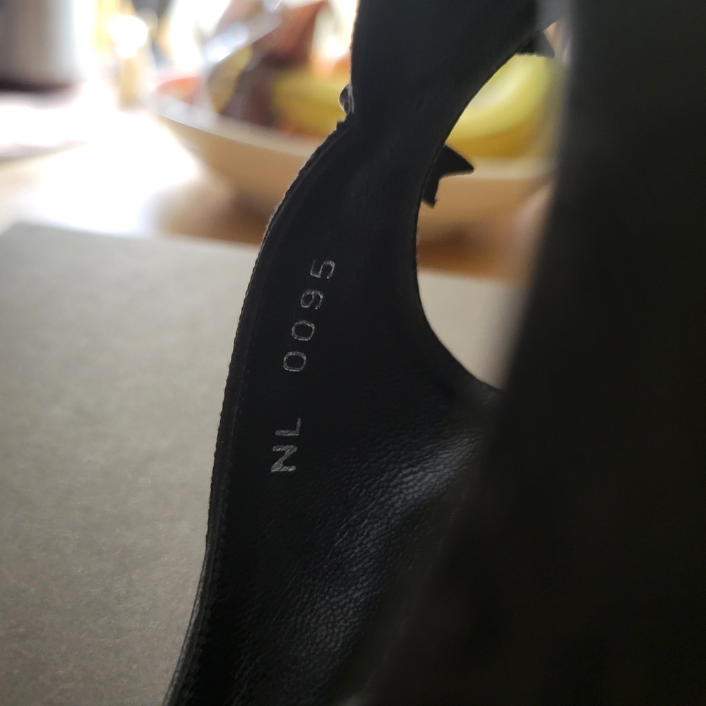 Louis Vuitton Angelique Open Toe Mules Charcoal Black Noir, 37 w Box - Picture 13 of 14